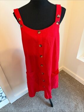 pleated hem self belted dress EMERY ROSE Pleated Hem Self Belted Dress